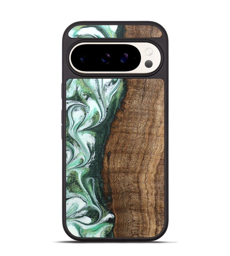 Pixel 9 Wood Phone Case - Drago (Green, 745378)