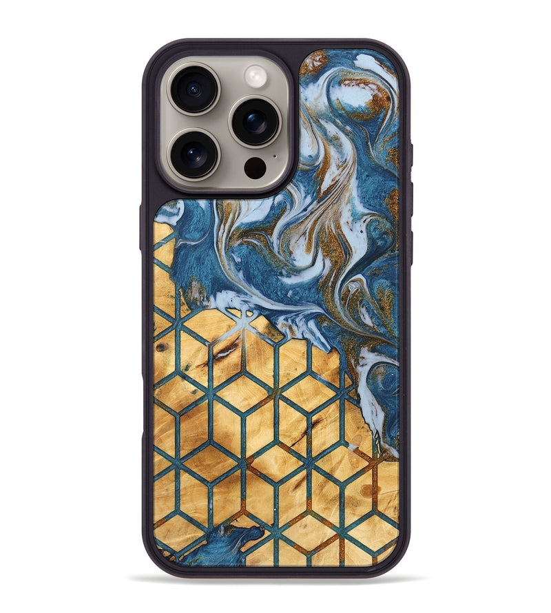 iPhone 16 Pro Max Wood Phone Case - Marques (Pattern, 745385)