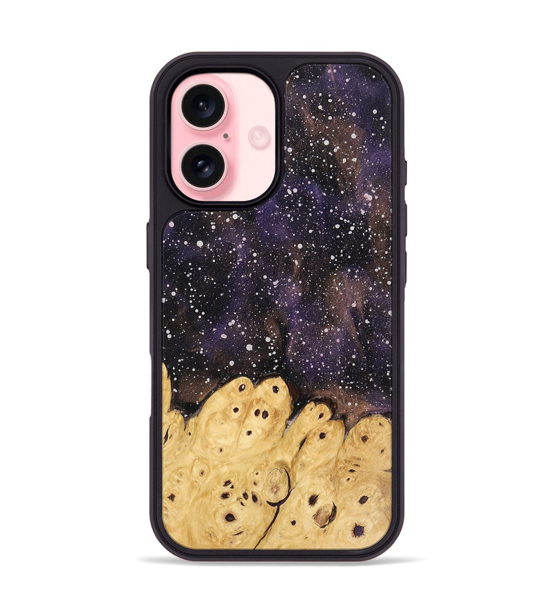 iPhone 16 Wood Phone Case - Fleur (Cosmos, 745405)