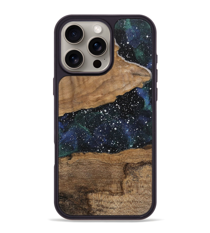 iPhone 16 Pro Max Wood Phone Case - Leoline (Cosmos, 745406)