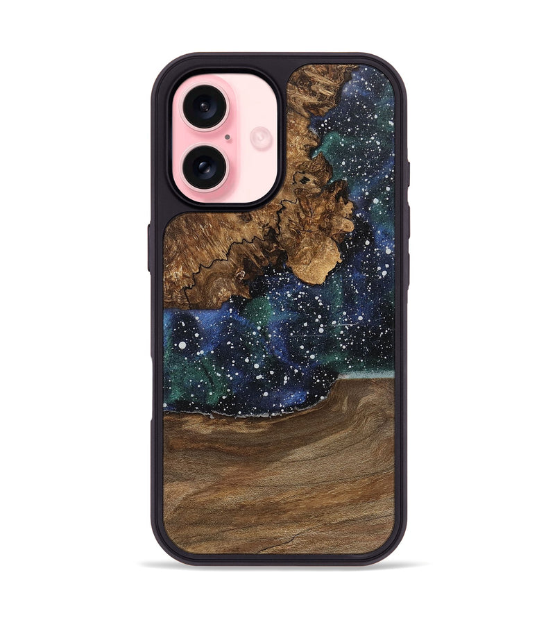 iPhone 16 Wood Phone Case - Sascha (Cosmos, 745415)