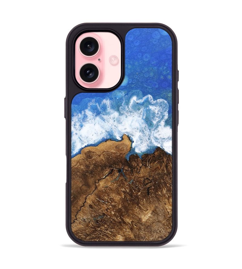 iPhone 16 Wood Phone Case - Dicy (Coastal, 745470)