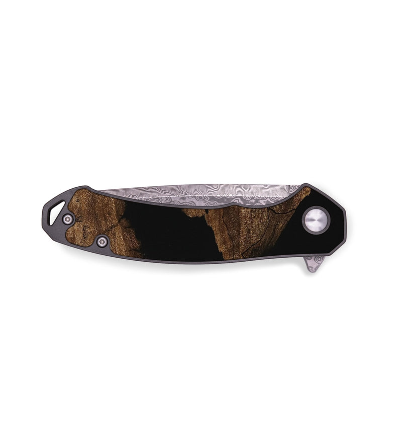 EDC Wood Pocket Knife - Ozzy (Wood Burl, 745501)