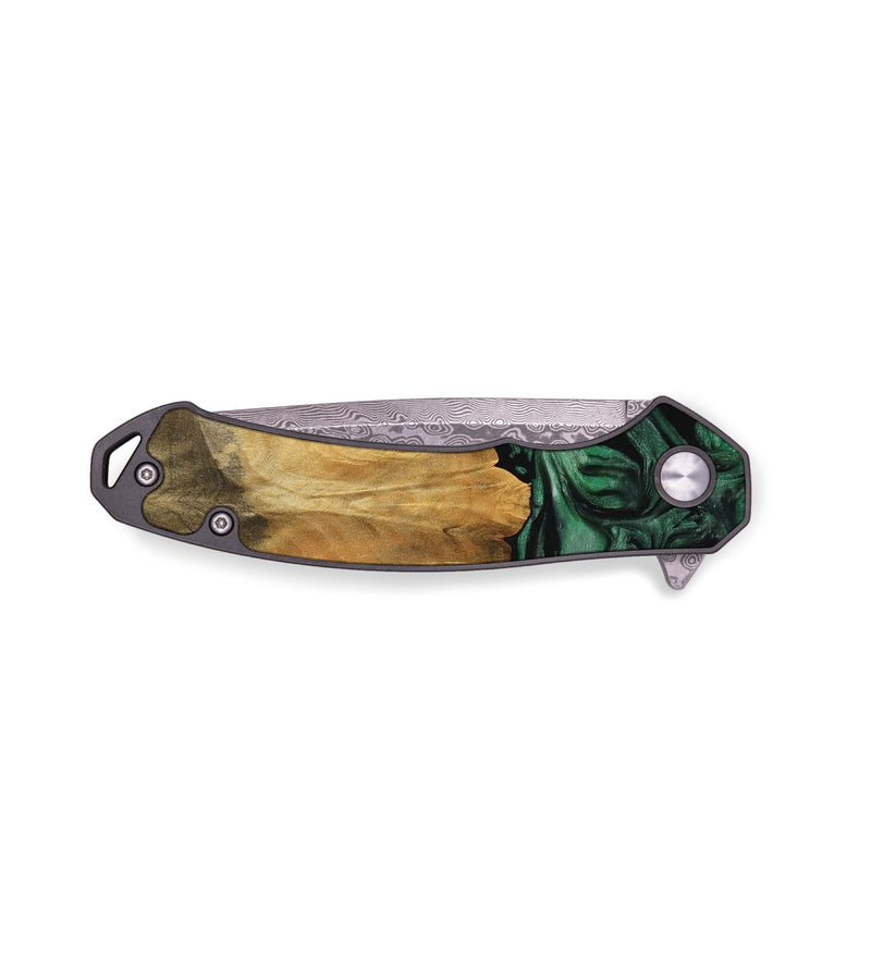 EDC Wood Pocket Knife - Sanford (Green, 745506)