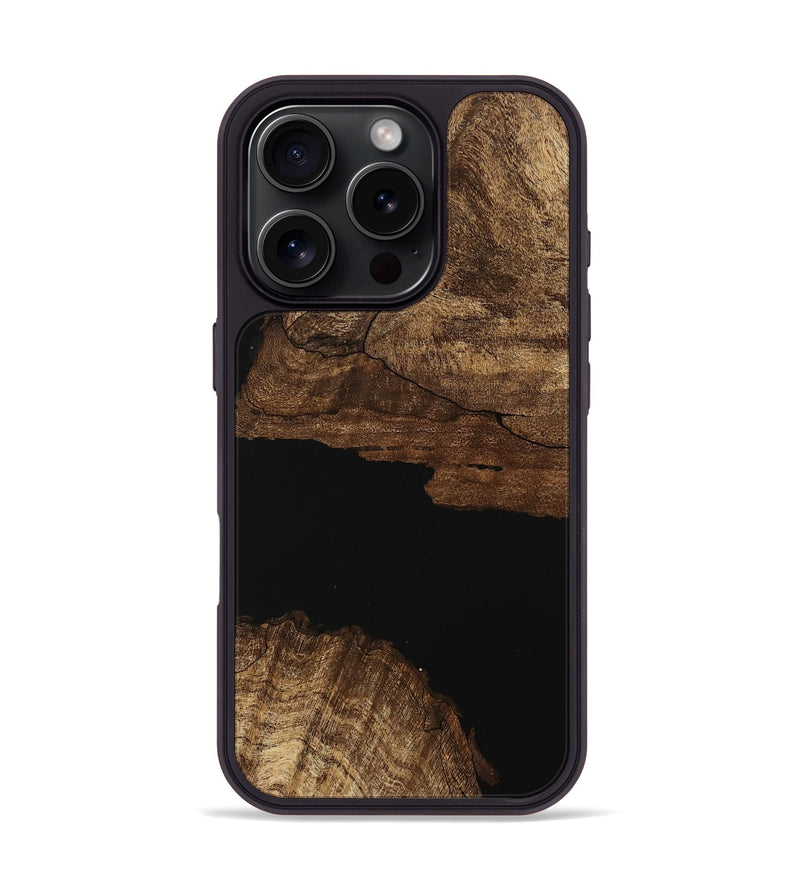 iPhone 16 Pro Wood Phone Case - Kelsie (Wood Burl, 745516)
