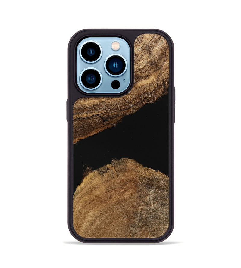 iPhone 14 Pro Wood Phone Case - Itzel (Wood Burl, 745543)