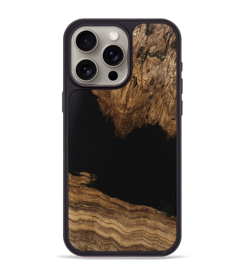 iPhone 15 Pro Max Wood Phone Case - Martika (Wood Burl, 745549)