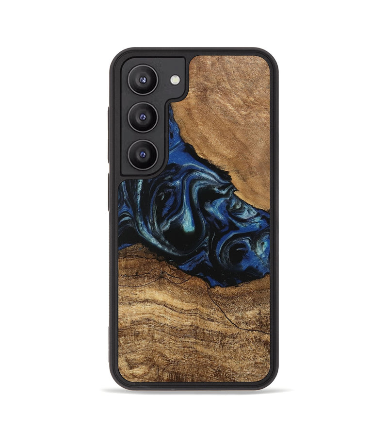 Galaxy S23 Wood Phone Case - Kadijah (Blue, 745556)