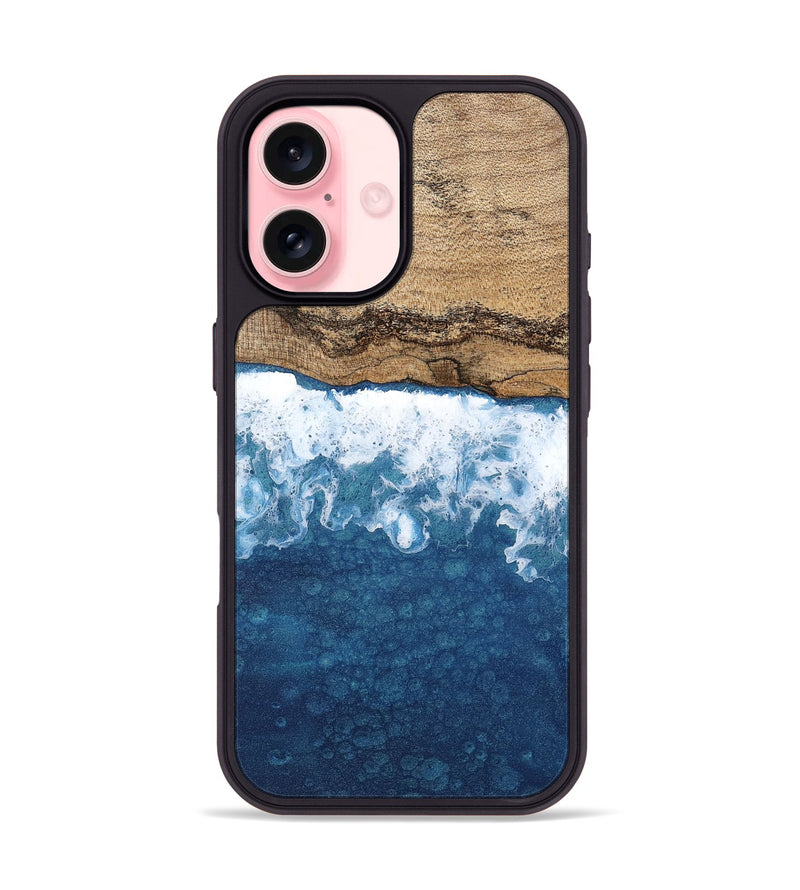 iPhone 16 Wood Phone Case - Lilla (Coastal, 745592)