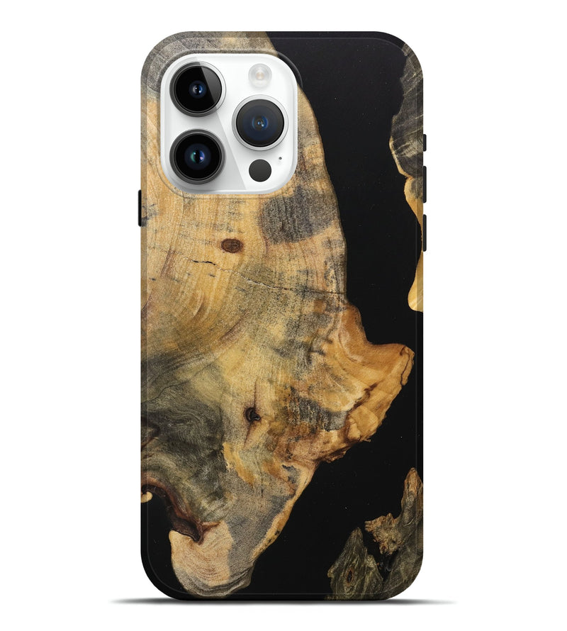 iPhone 15 Pro Max Wood Live Edge Phone Case - Rosanna (Wood Burl, 745687)