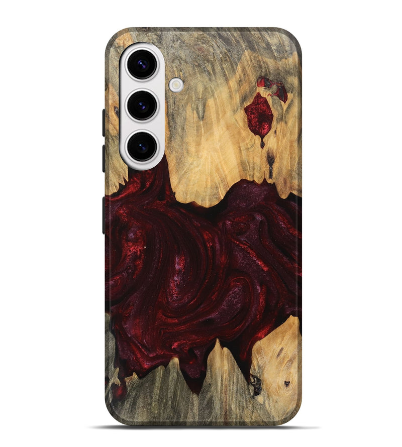 Galaxy S25 Plus Wood Live Edge Phone Case - Jaziel (Red, 745688)
