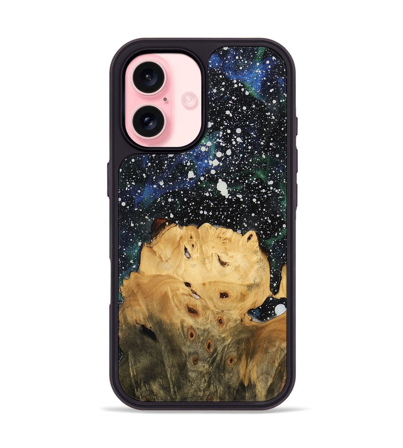 iPhone 16 Wood Phone Case - Myrna (Cosmos, 745829)