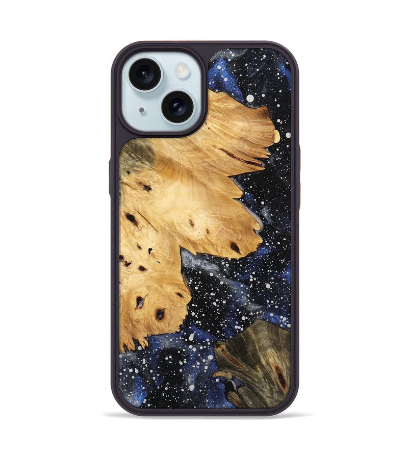 iPhone 15 Wood Phone Case - Dominik (Cosmos, 745837)