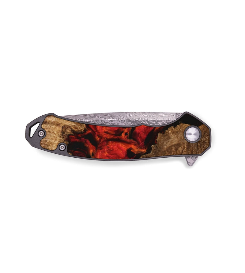 EDC Wood Pocket Knife - Emeline (Red, 745858)