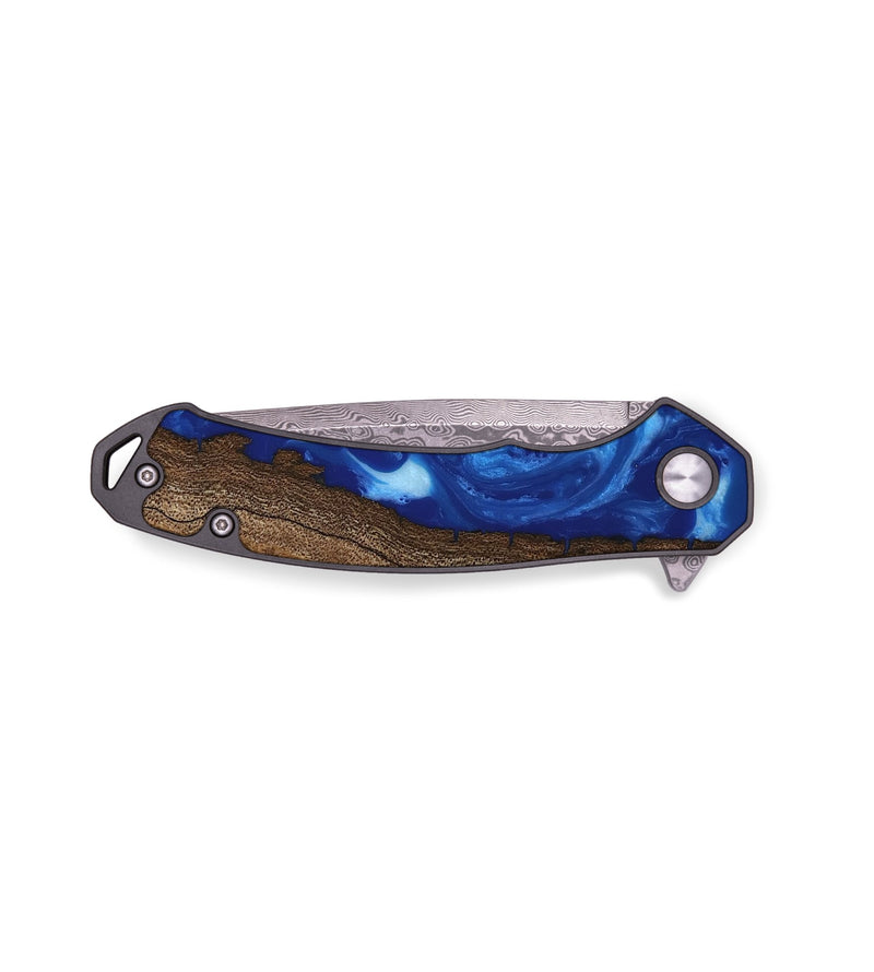 EDC Wood Pocket Knife - Emogene (Blue, 745874)