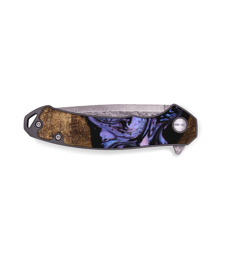 EDC Wood Pocket Knife - Ford (Purple, 746098)