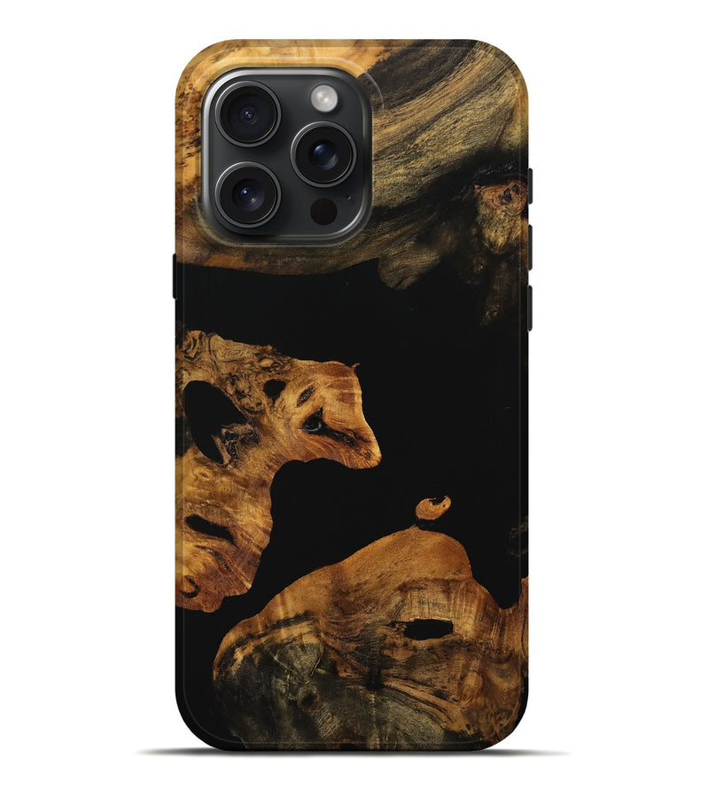 iPhone 16 Pro Max Wood Live Edge Phone Case - Loyal (Wood Burl, 746274)