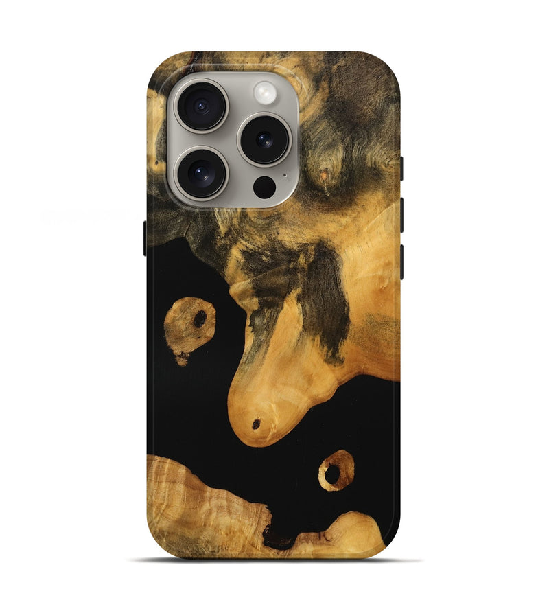 iPhone 16 Pro Wood Live Edge Phone Case - Hadley (Wood Burl, 746280)