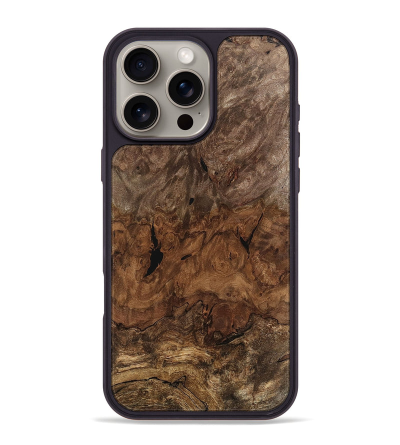 iPhone 16 Pro Max Wood Phone Case - Zeke (Wood Burl, 746595)