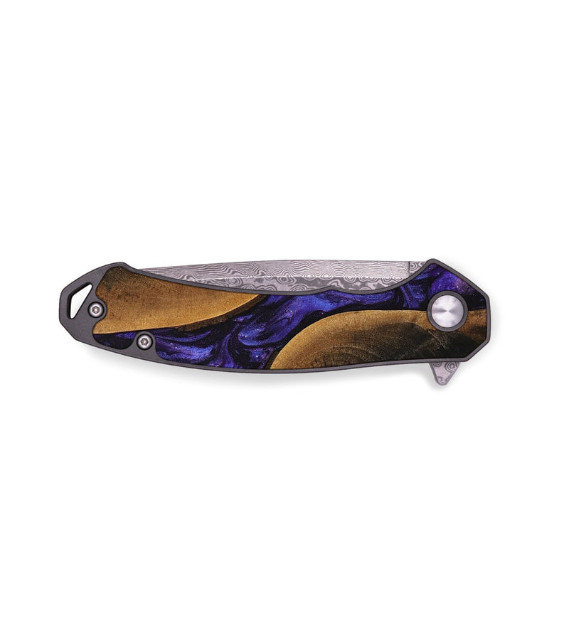 EDC Wood Pocket Knife - Kalie (Purple, 746634)