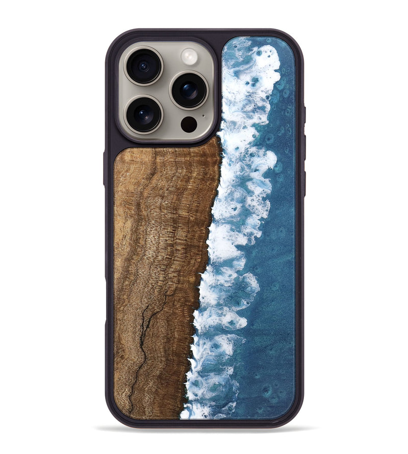 iPhone 16 Pro Max Wood Phone Case - Pearlie (Coastal, 746693)