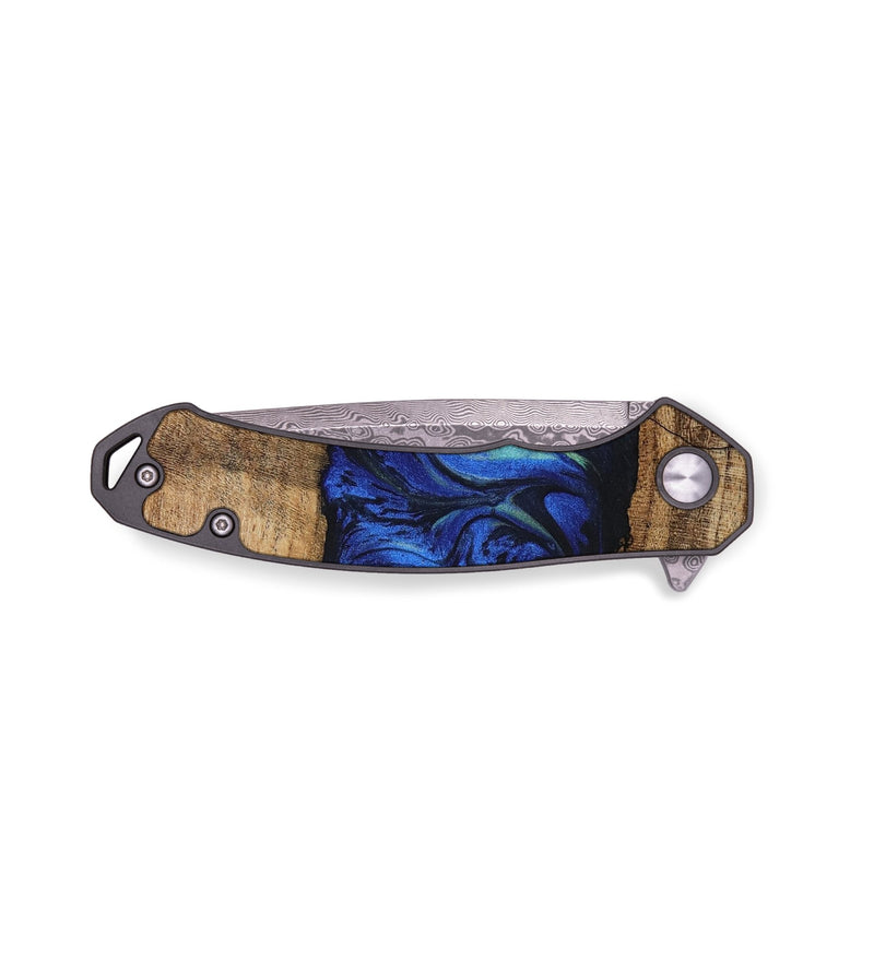 EDC Wood Pocket Knife - Tawanda (Blue, 746730)