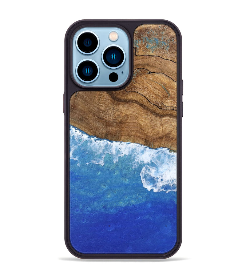 iPhone 14 Pro Max Wood Phone Case - Pamela (Coastal, 746731)
