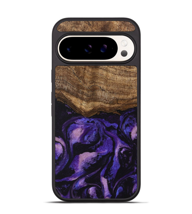 Pixel 9 Wood Phone Case - Lexi (Purple, 746756)