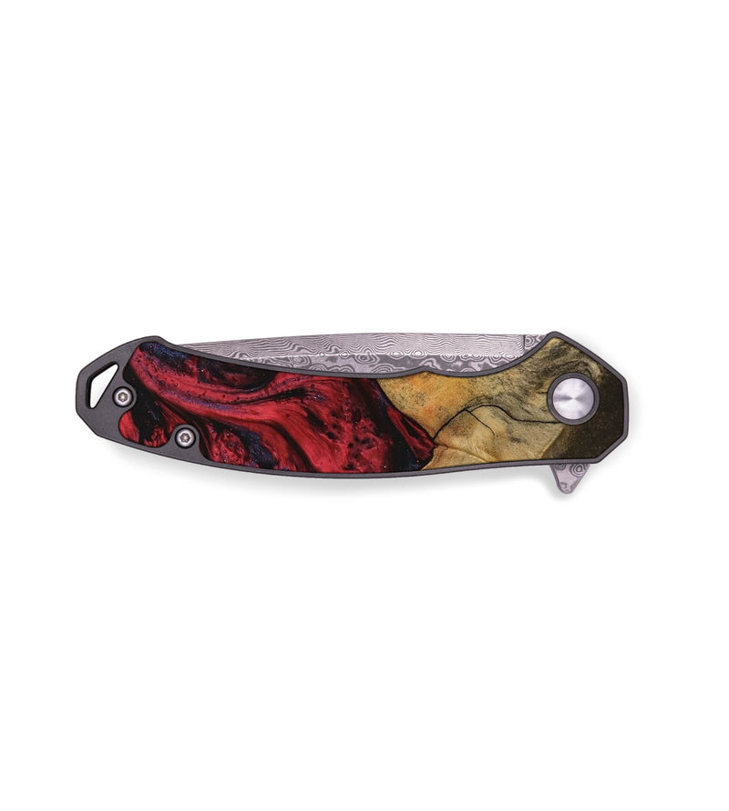EDC Wood Pocket Knife - Janine (Red, 746759)