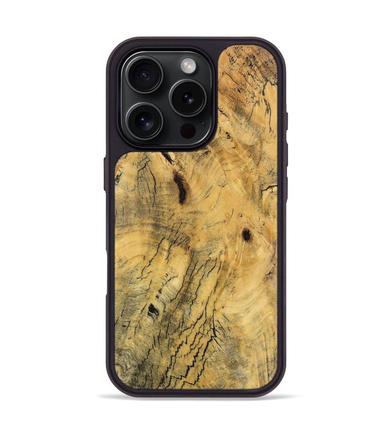 iPhone 16 Pro Wood Phone Case - Rodger (Wood Burl, 746794)