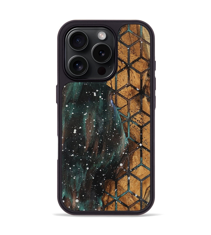 iPhone 16 Pro Wood Phone Case - Demi (Fusion, 747087)
