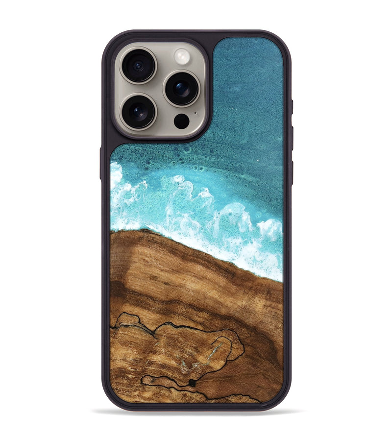 iPhone 15 Pro Max Wood Phone Case - Moises (Coastal, 747210)