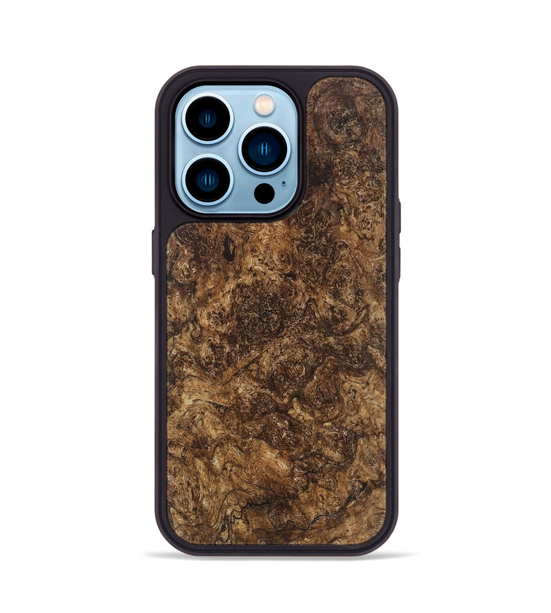iPhone 14 Pro Wood Phone Case - Gannon (Wood Burl, 747316)