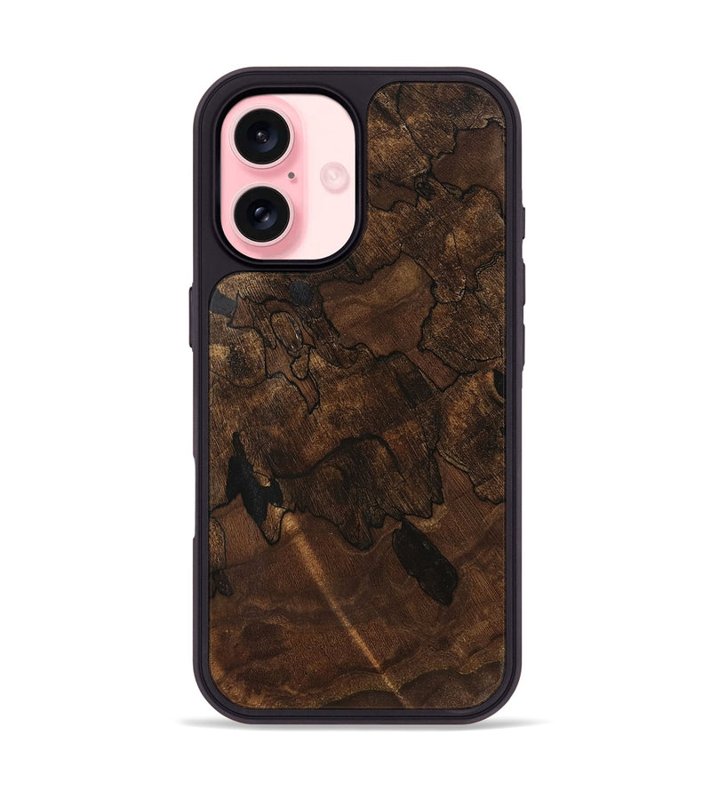 iPhone 16 Wood Phone Case - Casimir (Wood Burl, 747325)