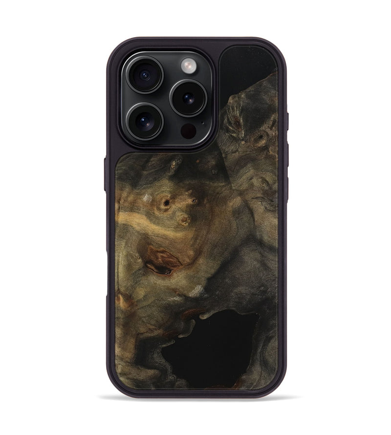 iPhone 16 Pro Wood Phone Case - Daisie (Wood Burl, 747398)