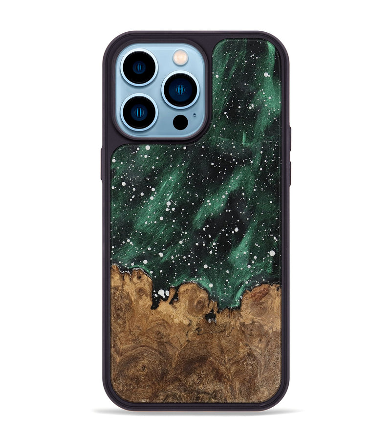 iPhone 14 Pro Max Wood Phone Case - Carlene (Cosmos, 747424)
