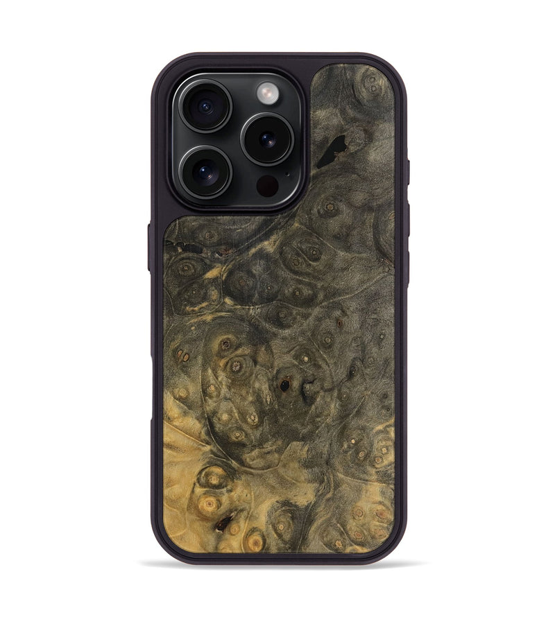 iPhone 16 Pro Wood Phone Case - Herman (Wood Burl, 747434)
