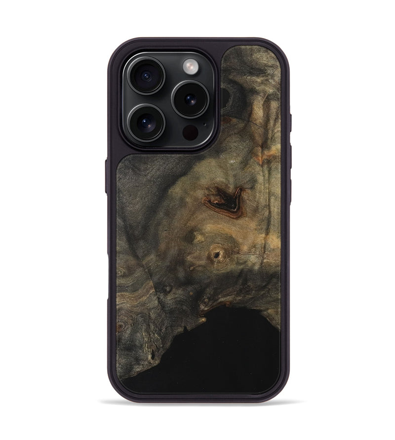 iPhone 16 Pro Wood Phone Case - Cliff (Wood Burl, 747462)