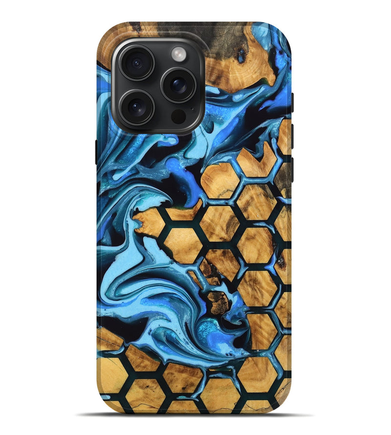 iPhone 16 Pro Max Wood Live Edge Phone Case - Jaeden (Pattern, 747574)