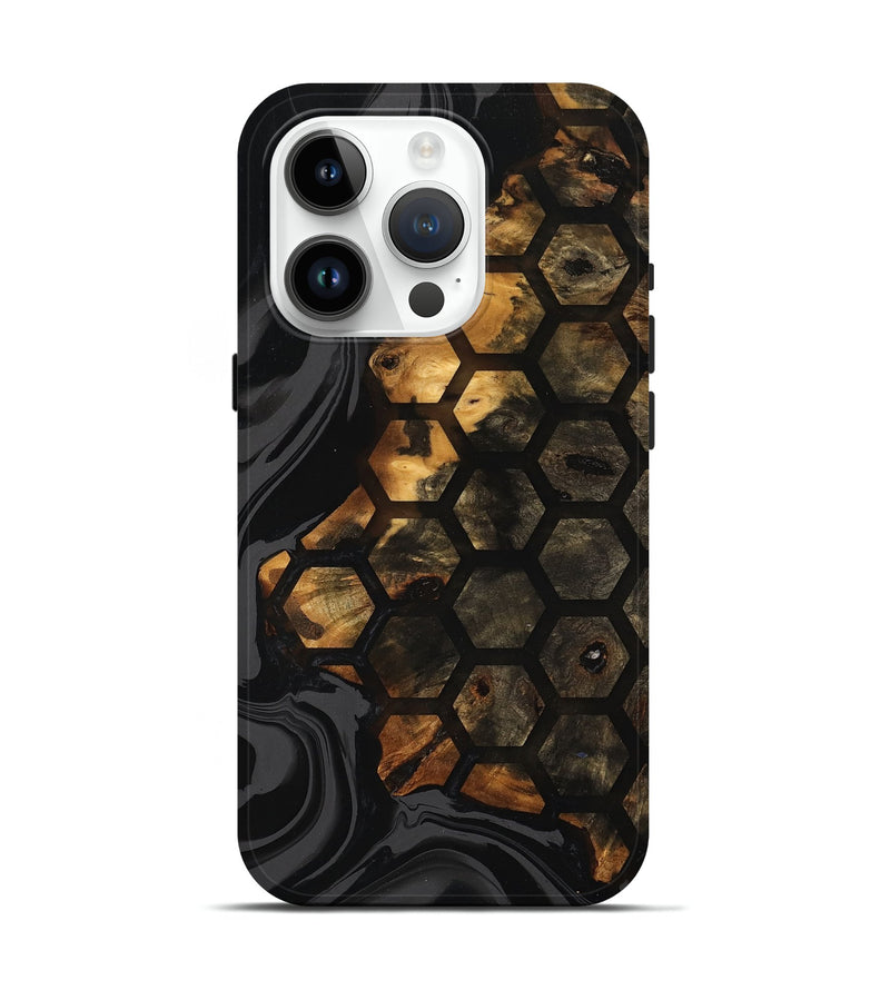 iPhone 15 Pro Wood Live Edge Phone Case - Aubrey (Pattern, 747580)