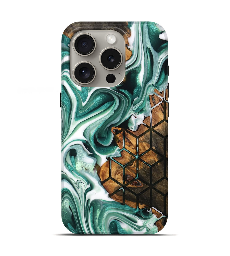 iPhone 16 Pro Wood Live Edge Phone Case - Liberty (Pattern, 747596)
