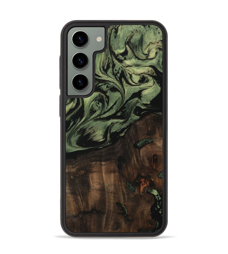 Galaxy S23 Plus Wood Phone Case - Anya (Green, 747607)