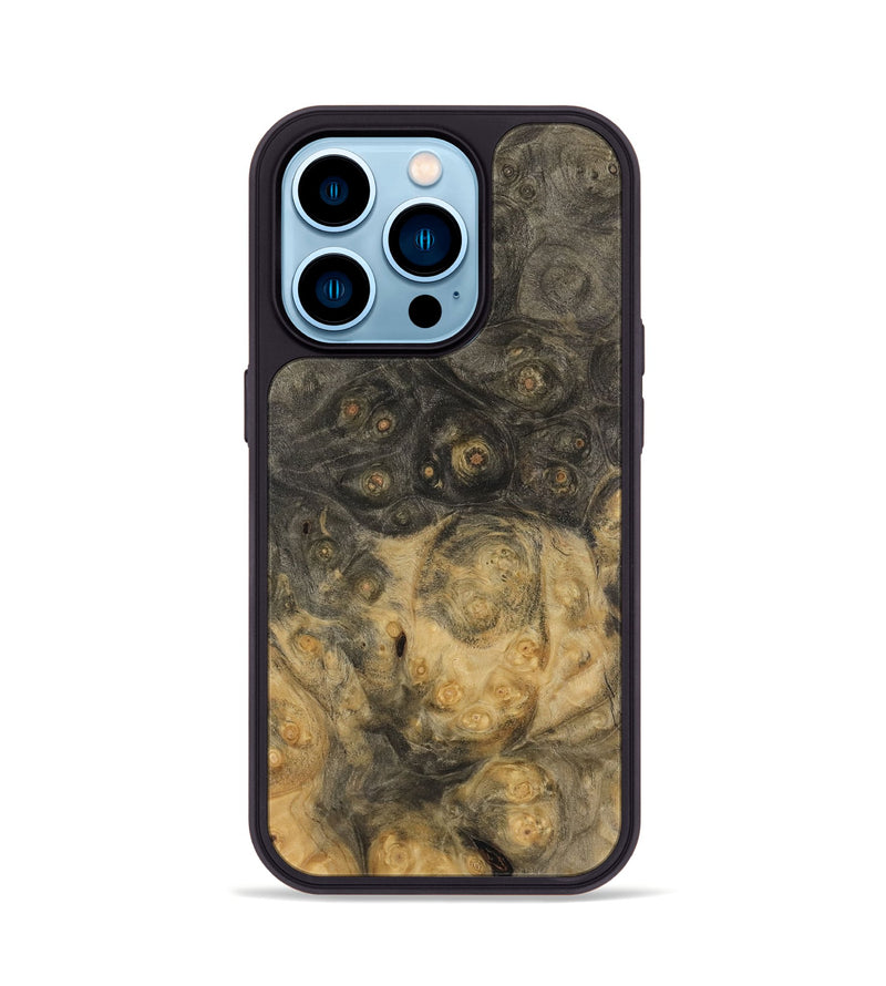 iPhone 14 Pro Wood Phone Case - Toya (Wood Burl, 747696)