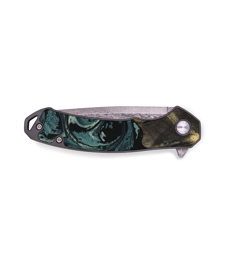 EDC Wood Pocket Knife - Ottilie (Green, 747699)
