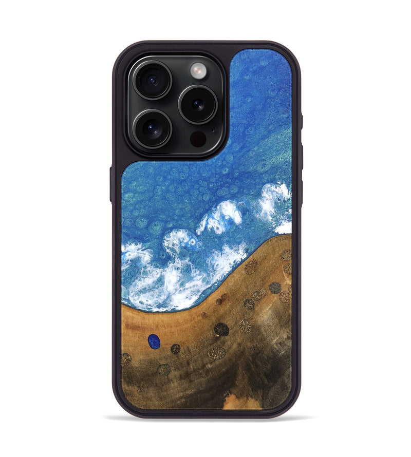 iPhone 15 Pro Wood Phone Case - Marcie (Coastal, 747706)