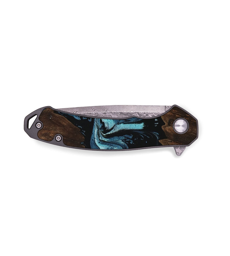 EDC Wood Pocket Knife - Latonia (Blue, 747711)