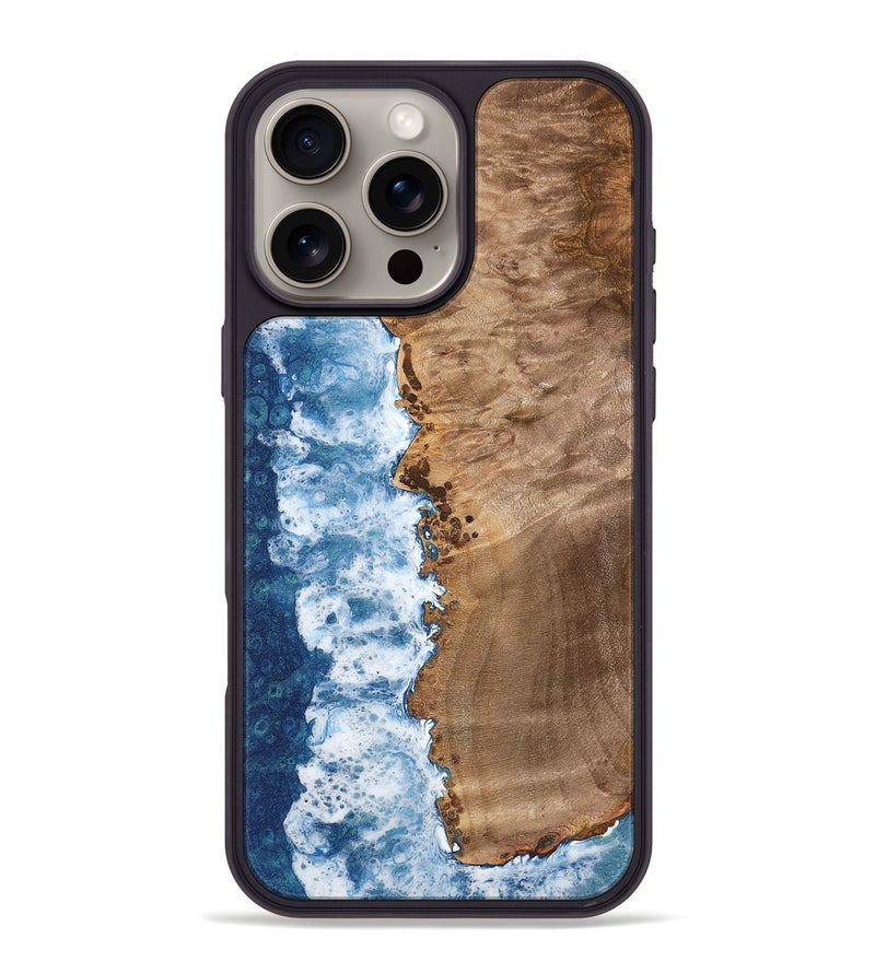 iPhone 16 Pro Max Wood Phone Case - Beryl (Coastal, 747727)