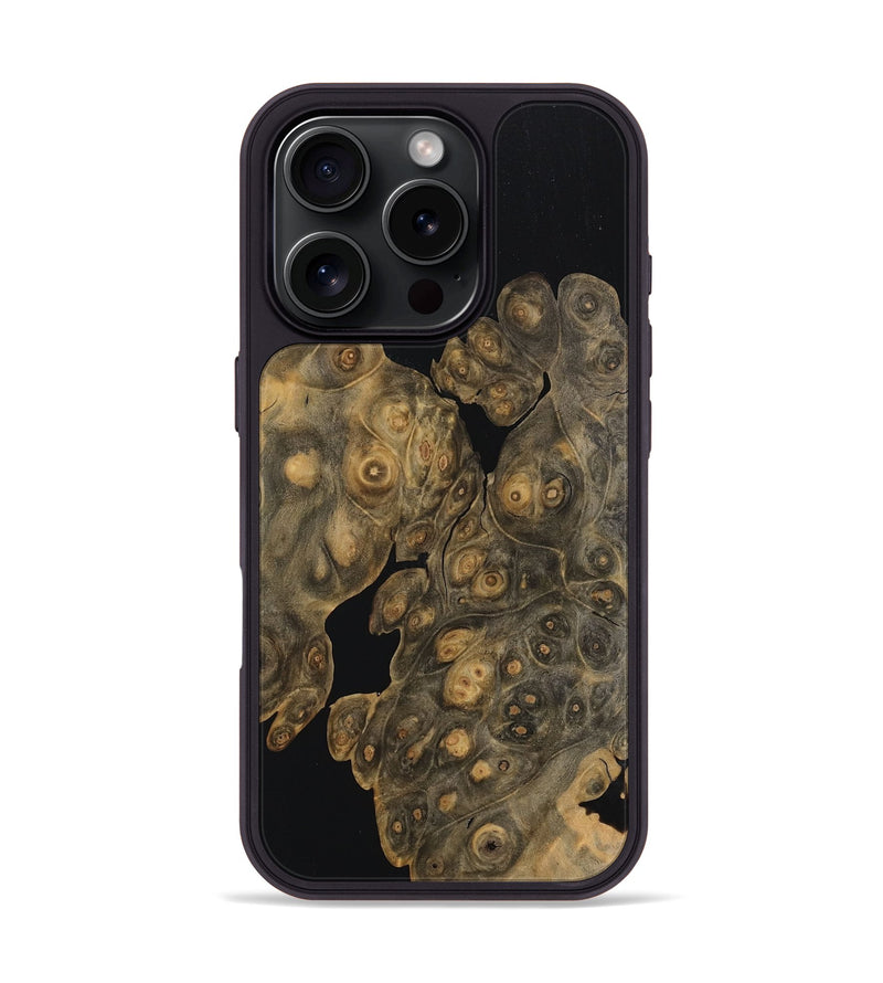 iPhone 16 Pro Wood Phone Case - Delmer (Wood Burl, 747768)