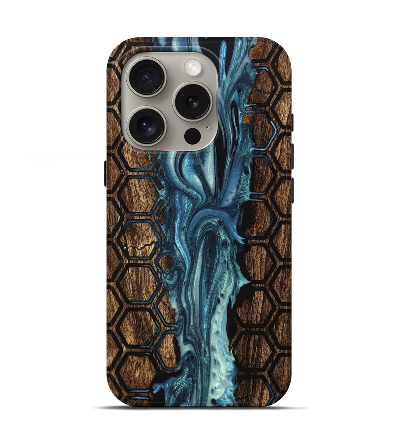 iPhone 16 Pro Wood Live Edge Phone Case - Yehuda (Pattern, 747798)