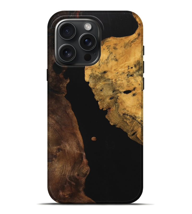 iPhone 16 Pro Max Wood Live Edge Phone Case - Otis (Wood Burl, 747805)